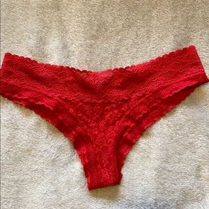 Red Lace Victoria’s Secret Panties